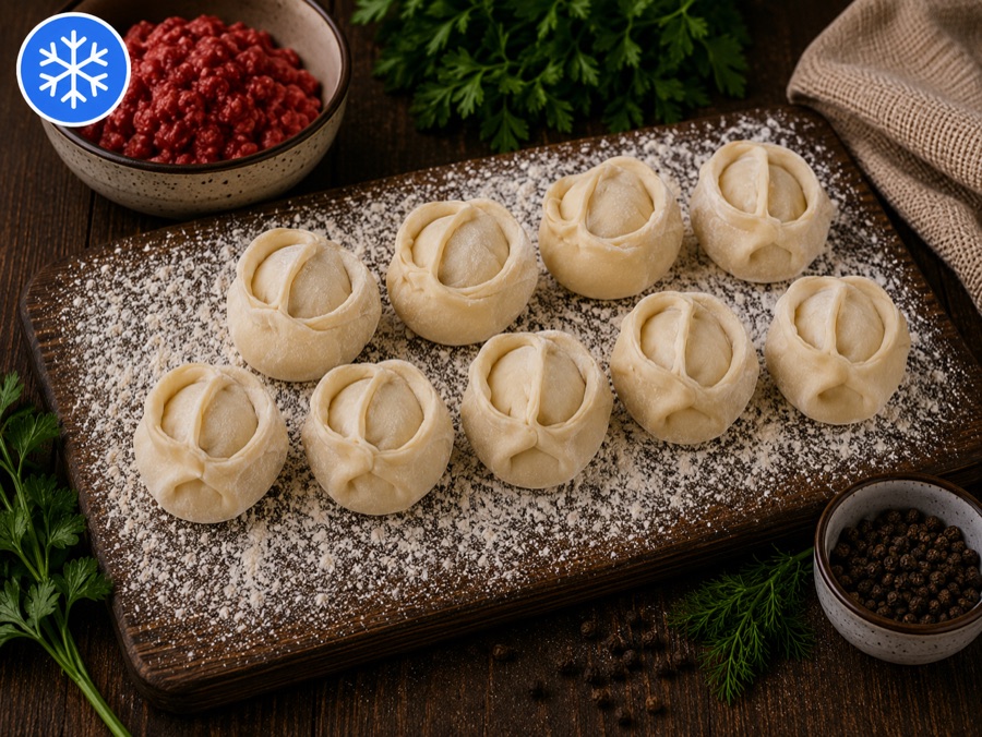 Манты с говядиной